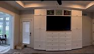 Built-ins for the master bedroom from scratch overview