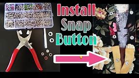 How to Attach a Snap Button