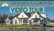 Five bedroom house plan with a sprawling ranch floor plan | The Roseburg