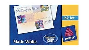 Avery Printable Postcards, 4.25" x 5.5", Matte White, 200 Blank Postcards for Inkjet Printers (8387)