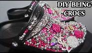 DIY BLING CROCS- HOW TO FREESTYLE YOUR CROCS WITH RHINESTONES, PEARLS & CHARMS- BEST GLUE TO USE ?