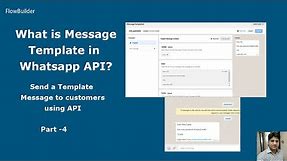 How to send Template Message using Whatsapp API | Create New Text & Media Template | Part-4