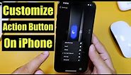 How to Customize Action Button iPhone 15 Pro and 15 Pro Max (How to Use)