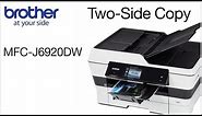 Brother MFC-J6920DW - making a double-sided copy
