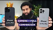 iPhone 15 Pro Max vs 14 Pro Max Full Comparison & Camera Comparison
