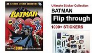 Batman Sticker Book Flip Through Ultimate Sticker Collection