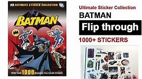 Batman Sticker Book Flip Through Ultimate Sticker Collection