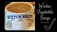Easy rustic Winter vegetable soup recipe :) Cook with me!