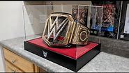 WWE CHAMPIONSHIP TITLE DELUXE DISPLAY CASE & STAND