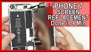How To: iPhone 7 Screen Replacement done in 4 minutes