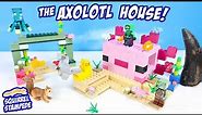LEGO Minecraft The Axolotl House Build LIVE Review