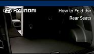 How To Fold The Rear Seats | Hyundai