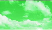 Best Cloud Green Screen Video Background | Realistic Free Moving Clouds Animation