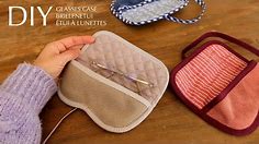 DIY Glasses Case | Cute & Easy Sewing Project, Handmade Xmas Present with Scraps