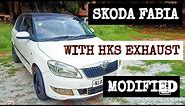 SKODA FABIA MODIFIED | DRONE SHOTS | HKS HEADERS | UPSIZE ALLOYS | MODIFIED CARS IN BANGALORE