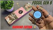 Fossil Gen 8 Diamond Edition Gold Color | 1st Time On YouTube | Full Unboxing And Review