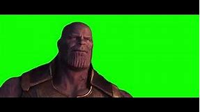 Thanos Contemplating Scene - Green Screen