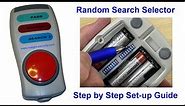 Random Search Selector Step by Step Set-up Guide