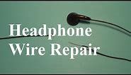 How to Repair Headphone Wires