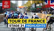 Tour de France 2021 Stage 21 Highlights | Can Cavendish Take The Record On The Champs-Élysées?