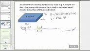 Determine Volume in Cubic Feet and Cubic Yards (Conversion)