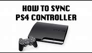 How to Sync PS4 Controller