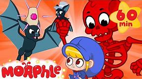 The Bats of Halloween - Mila and Morphle | Cartoons for Kids | @Morphle