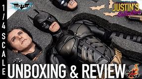 Hot Toys Batman The Dark Knight Trilogy 1/4 Scale Figure Unboxing & Review