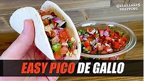 Absolute Favorite Pico De Gallo Recipe | Easy Mexican Restaurant Salsa Fresca