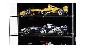 Acrylic Wall Display Case for Four 1:18 Scale Model Formula One Cars