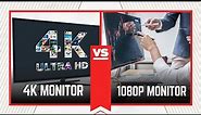 4K vs 1080P Monitor