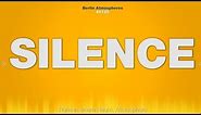 Silence SOUND EFFECT - Ruhe Stille Raum Be Quiet Empty Room Atmosphere SOUNDS