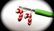 Candy Cane for Christmas Loom Band Charm Without the Rainbow Loom
