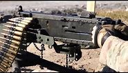 50 Cal Browning MG Live Fire