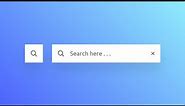 Animated Search Box in HTML & CSS with Icon | Javascript @OnlineTutorialsYT