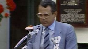 Luis Aparicio's Hall of Fame speech in 1984