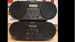 SONY ZS-PS55B & SONY ZS-PS50 CD BOOMBOX
