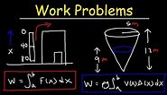 Work Problems - Calculus
