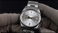 Rolex Oyster Perpetual 41 Silver Dial 124300 2020 Novelty Unboxing Video