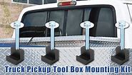 4 Pcs Tool Box Mounting Toolbox Tie Downs J Shape Hook