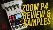 Zoom Podtrak P4 Review and Audio Demo