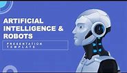 Artificial Intelligence & Robots Infographics Presentation Template