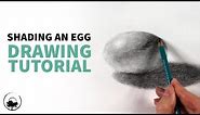 How to Shade an Egg | Drawing Tutorial | Depicting Form with Light & Shadow
