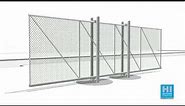 Hi-Motions: Cantilever sliding gates post mounted, double post