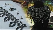 Making An Epic Beaded Necklace // Goth Queen Collar