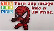 Make a 3D Print Out of Any Outline Image in Tinkercad