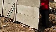 Precast Concrete wall panel installation #short #viral #smartwork