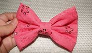 DIY How To Do A Cute And Easy Hair Bow (No Sew)