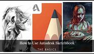 How to use Autodesk Sketchbook (for iPad) || Basics and Features||