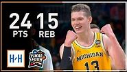 Moritz Wagner CRAZY Full Highlights vs Loyola-Chicago (2018 NCAA March Madness) - 24 Points, 15 Reb